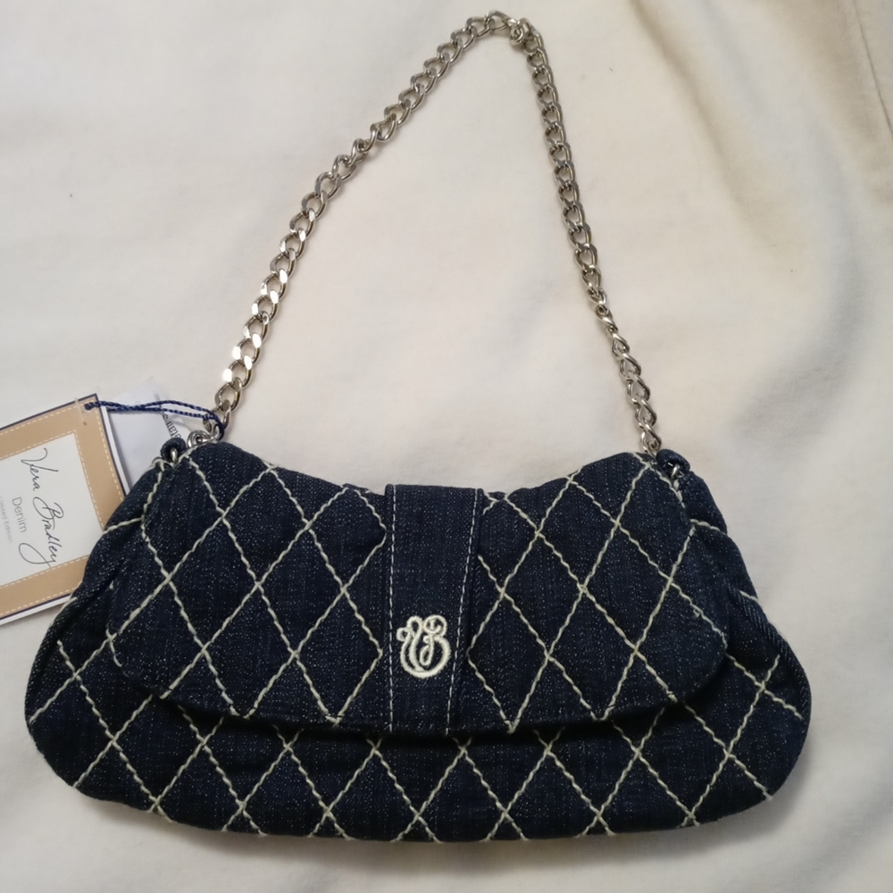 Vera Bradley 'OLIVIA' Purse Denim Retired